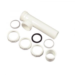 1-1/2 in. Slip Joint End Outlet Tee in White 1-1/2 in. Slip Joint End Outlet Tee in White