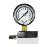 0 - 15 psi 1/10 Increment Compressed Air Test Gauge 0 - 15 psi 1/10 Increment Compressed Air Test Gauge