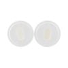 5th image of Universal Round Toilet Bolt Caps in White (10 per Bag)