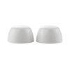3rd image of Universal Round Toilet Bolt Caps in White (10 per Bag)