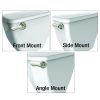 1st image of Decorative Toilet Handle in Chrome with White Handle