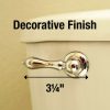 1st image of Universal Decorative Toilet Handle in Chrome