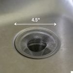 3rd image of 4-1/2 in. Kitchen Mesh Sink Strainer in Stainless Steel