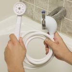4th image of VersaSpray Portable Hand Held Shower Head Sprayer for Bathtubs without Diverter
