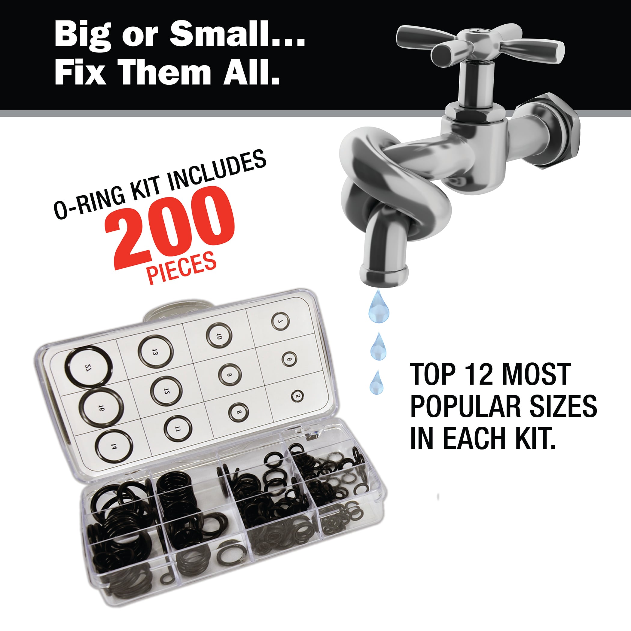1st image of 200-Piece O-Ring Kit 1st image of 200-Piece O-Ring Kit
