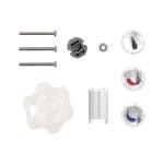7th image of Large Universal Replacement Faucet Handle in Clear Acrylic