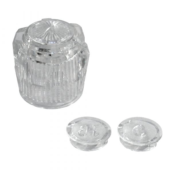 Replacement Faucet Handle for Phoenix in Clear Acrylic