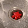 6th image of Disposal Genie II Garbage Disposal Strainer & Stopper in Red