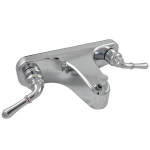 8 in. Mobile Home Off-Set Tub/Shower Faucet with Lever Handles in Chrome 8 in. Mobile Home Off-Set Tub/Shower Faucet with Lever Handles in Chrome