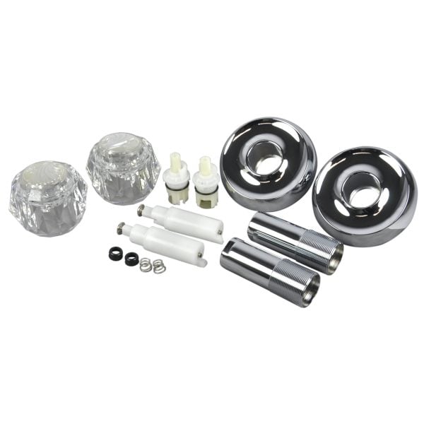 Tub/Shower 2-Handle  Remodeling Kit for Delta in Chrome
