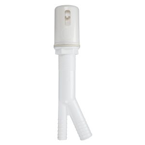 7/8 O.D. Air Gap Body with Air Gap Cap in White 7/8 O.D. Air Gap Body with Air Gap Cap in White