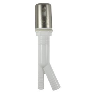 7/8 O.D. Air Gap Body with Air Gap Cap in Brushed Nickel 7/8 O.D. Air Gap Body with Air Gap Cap in Brushed Nickel