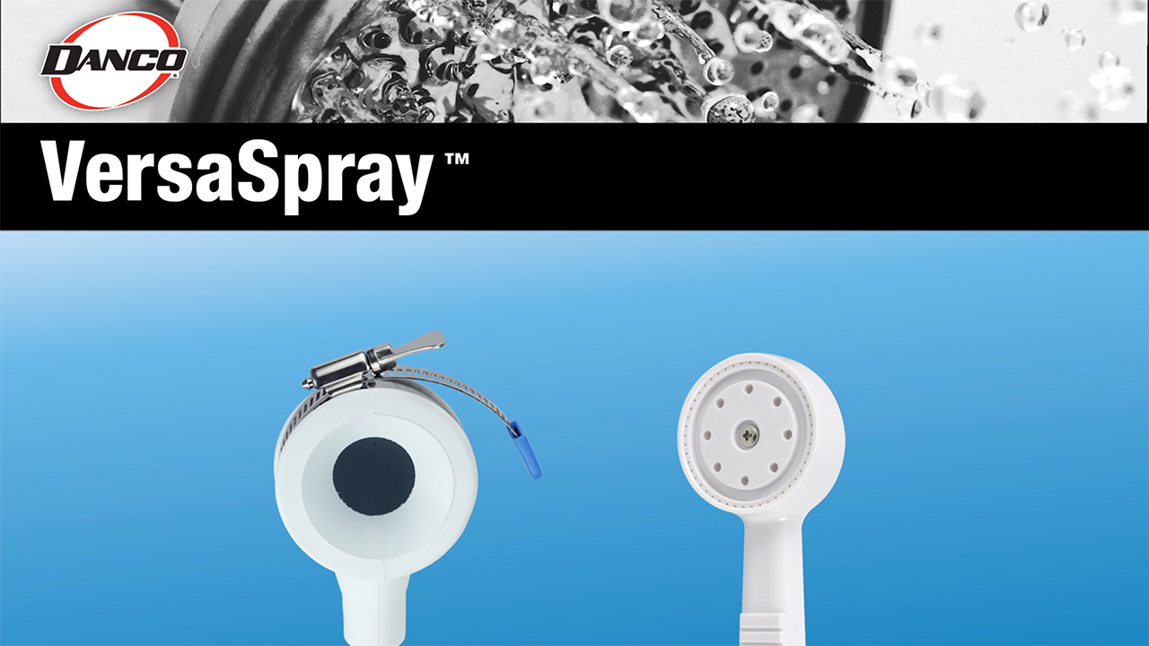 VersaSpray Portable Handheld Shower Sprayer – Gen II : Danco