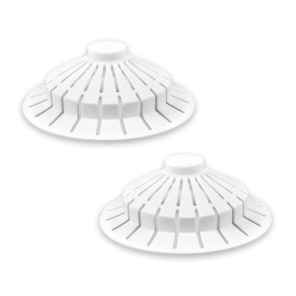 Bathtub Hair Catcher with Suction Cup (2-Pack) Bathtub Hair Catcher with Suction Cup (2-Pack)