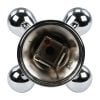 8th image of Faucet Cross-Arm Handle in Chrome (2-Pack)