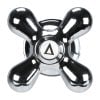 9th image of Faucet Cross-Arm Handle in Chrome (2-Pack)