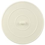 5th image of 5 in. Flat Suction Sink Stopper in White