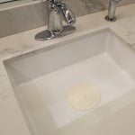 4th image of 5 in. Flat Suction Sink Stopper in White
