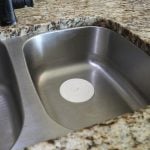 2nd image of 5 in. Flat Suction Sink Stopper in White