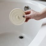 11th image of 5 in. Flat Suction Sink Stopper in White