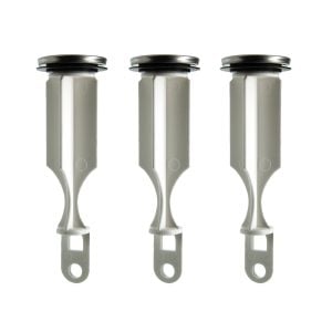 Universal Bathroom Pop-Up Stopper in Chrome (3-Pack)