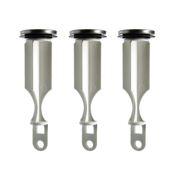 Universal Bathroom Pop-Up Stopper in Chrome (3-Pack)