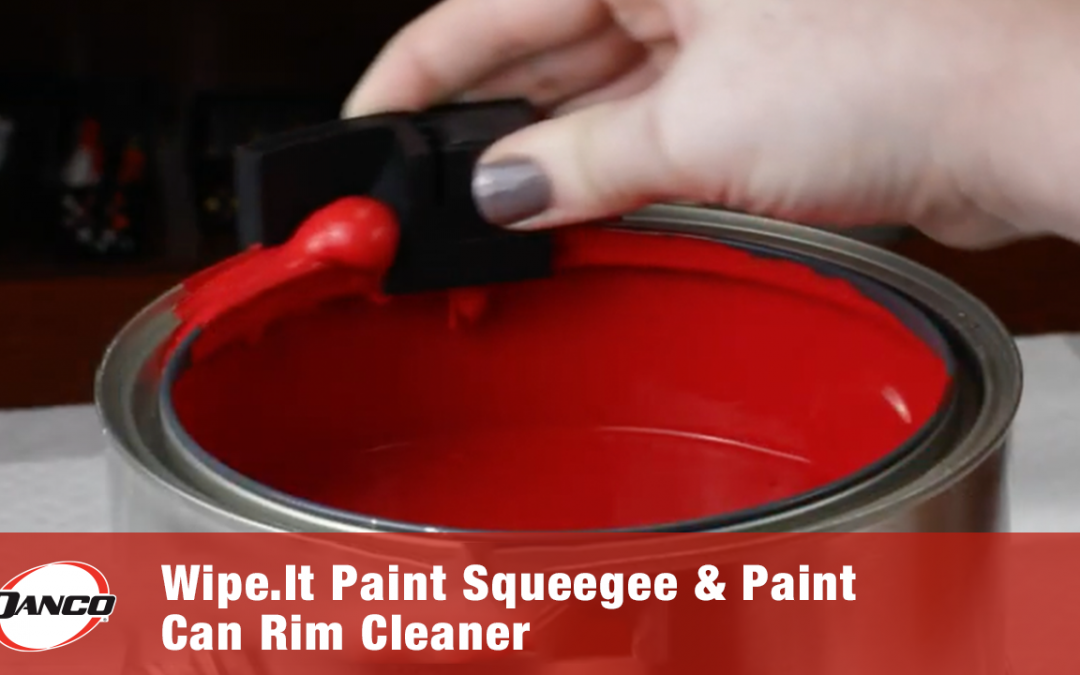 Wipe.It Paint Squeegee and Paint Can Rim Cleaner
