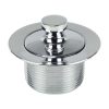 1st image of 1-7/8 in. Twist N’ Close Tub Stopper for Gerber in Chrome