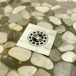 2nd image of Square Hair Catcher for Shower Drain in Chrome