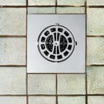 1st image of Square Hair Catcher for Shower Drain in Chrome