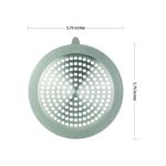 2nd image of Bathroom Sink/Bathtub Hair Catcher & Drain Protector in Brushed Nickel (2-Pack)