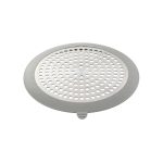 7th image of Bathroom Sink/Bathtub Hair Catcher & Drain Protector in Brushed Nickel (2-Pack)
