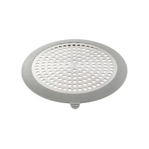 Bathroom Sink/Bathtub Hair Catcher & Drain Protector in Brushed Nickel Bathroom Sink/Bathtub Hair Catcher & Drain Protector in Brushed Nickel