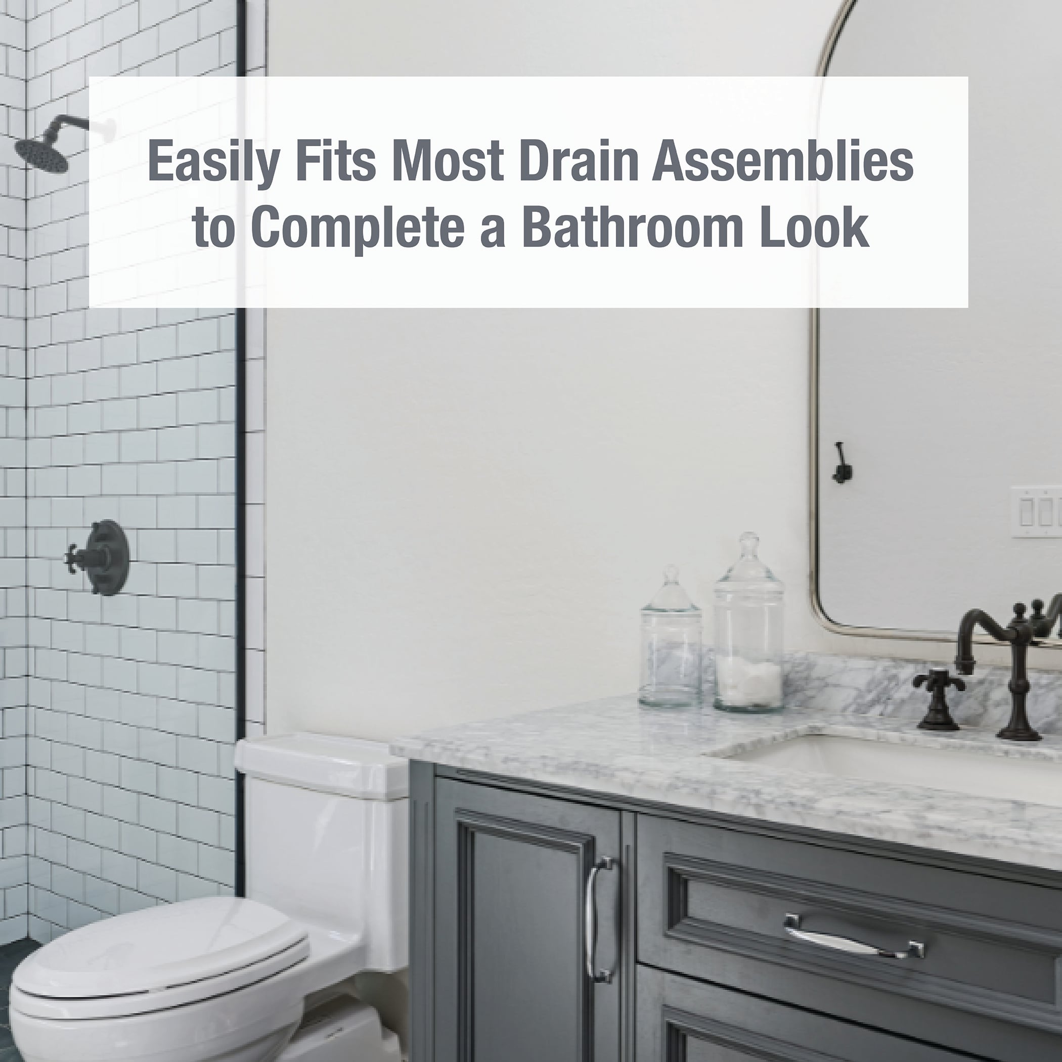 3rd image of Bathroom Pop-up Stopper Replacement for Pop-up Drain Assemblies in Matte Black 3rd image of Bathroom Pop-up Stopper Replacement for Pop-up Drain Assemblies in Matte Black