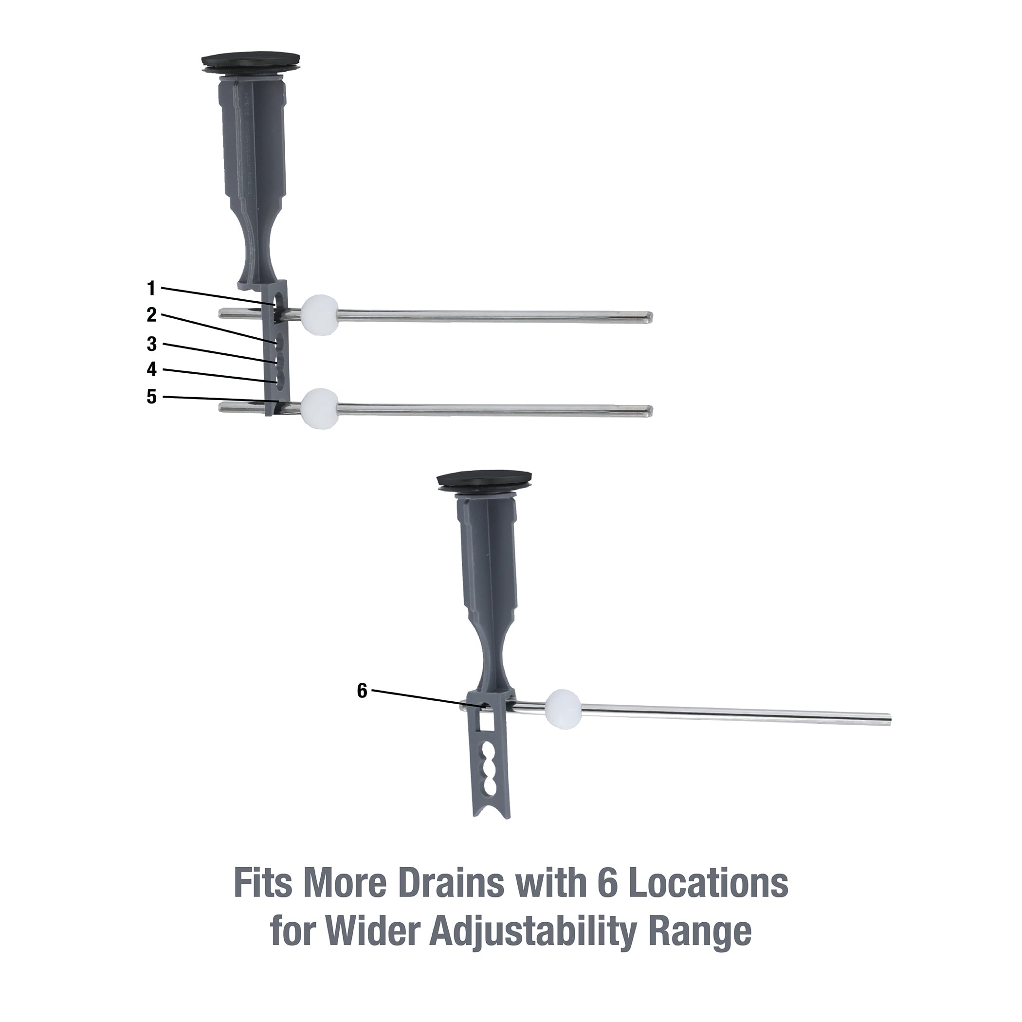 5th image of Bathroom Pop-up Stopper Replacement for Pop-up Drain Assemblies in Matte Black 5th image of Bathroom Pop-up Stopper Replacement for Pop-up Drain Assemblies in Matte Black