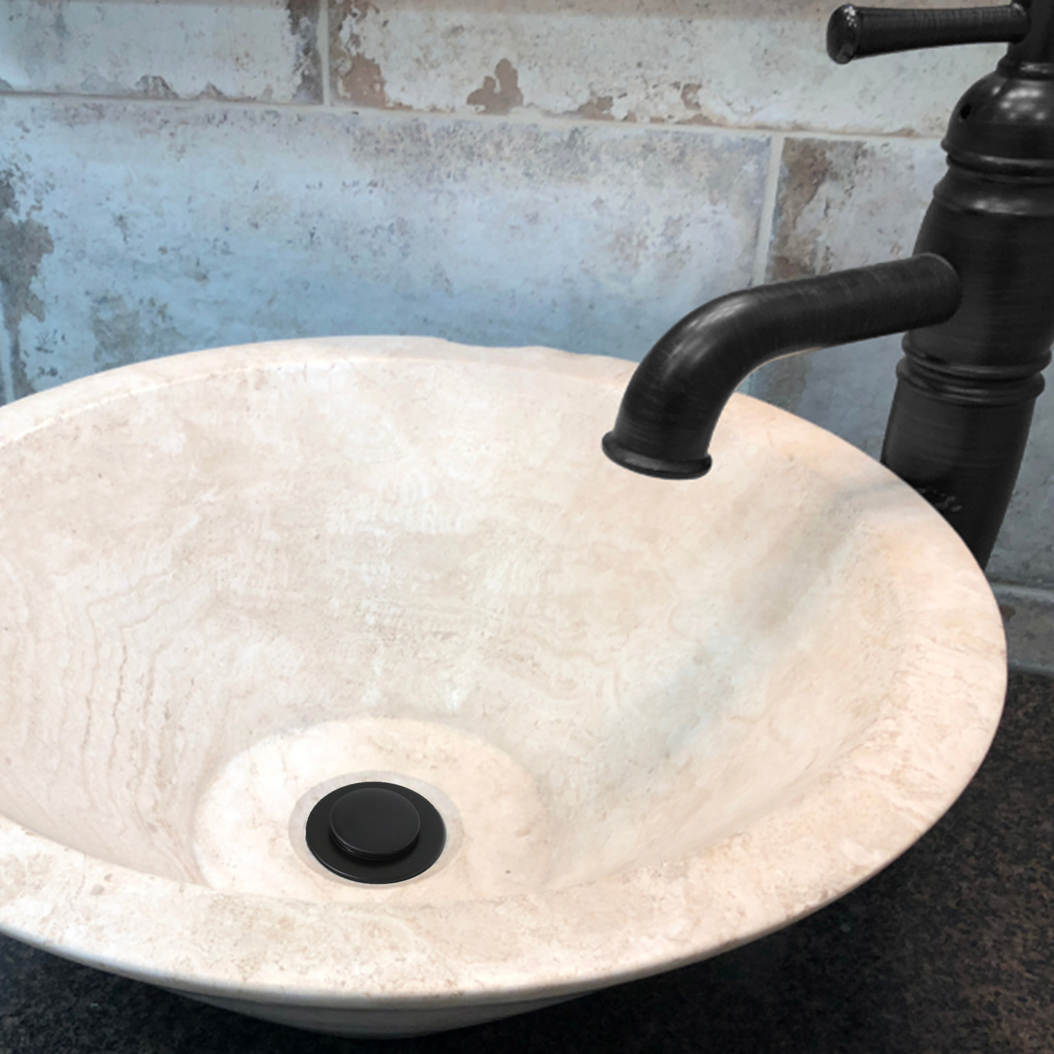 1st image of Bathroom Pop-up Stopper Replacement for Pop-up Drain Assemblies in Matte Black 1st image of Bathroom Pop-up Stopper Replacement for Pop-up Drain Assemblies in Matte Black