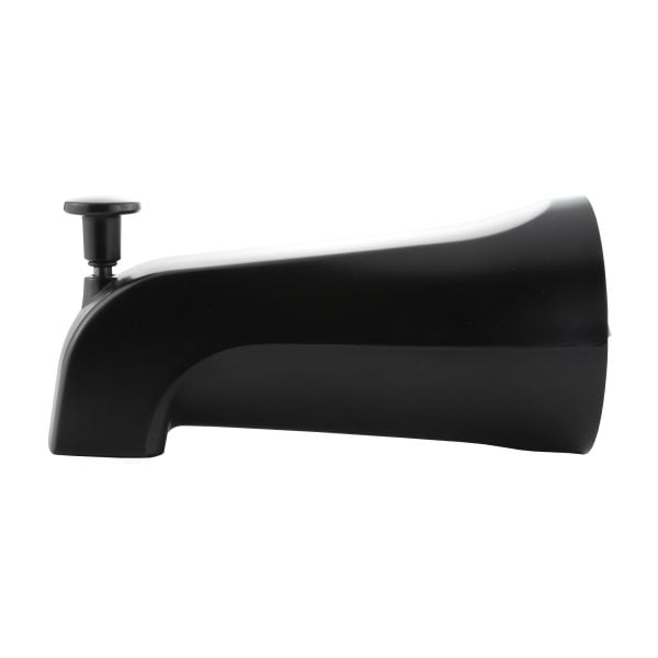 Diverter Tub Spout in Matte Black Diverter Tub Spout in Matte Black