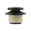 7th image of Touch-Toe Tub Drain Trim Kit with Overflow in Matte Black