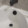 1st image of Touch-Toe Tub Drain Trim Kit with Overflow in Matte Black