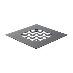 Square Snap-In Shower Drain Cover in Matte Black Square Snap-In Shower Drain Cover in Matte Black