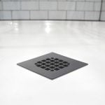 1st image of Square Snap-In Shower Drain Cover in Matte Black