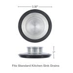 4th image of Kitchen Garbage Disposal Drain Stopper in Stainless Steel