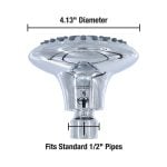 7th image of 5-Spray Water-Saving Shower Head in Chrome