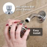 4th image of 5-Spray Water-Saving Shower Head in Chrome