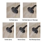 4th image of 5-Spray Water-Saving Shower Head in Oil Rubbed Bronze