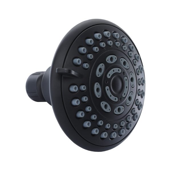 5-Spray Water-Saving Shower Head in Matte Black 5-Spray Water-Saving Shower Head in Matte Black
