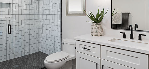 Matte Black Bathroom