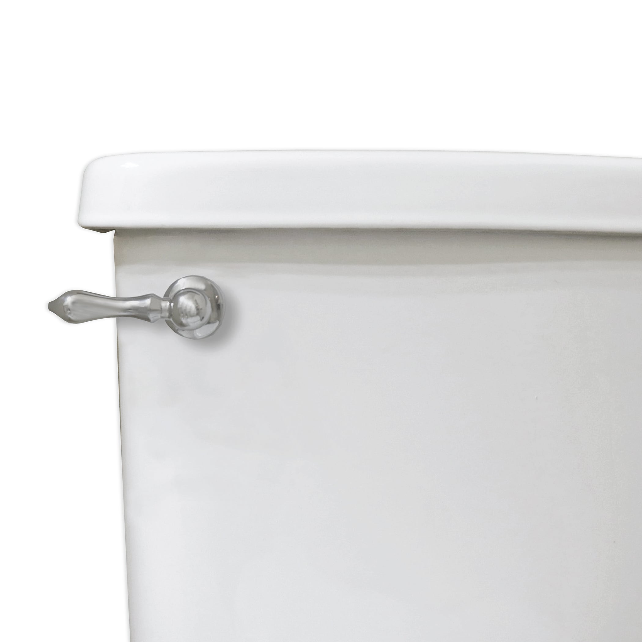 Universal Decorative Toilet Handle in Brushed Nickel