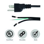 5th image of 3 ft. Garbage Disposal Power Cord Installation Kit