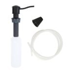 10th image of Universal Soap Dispenser with Curved Nozzle in Matte Black